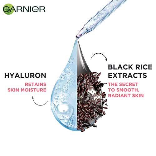 Garnier Face Sheet Mask for Glowing Skin - with Black Rice